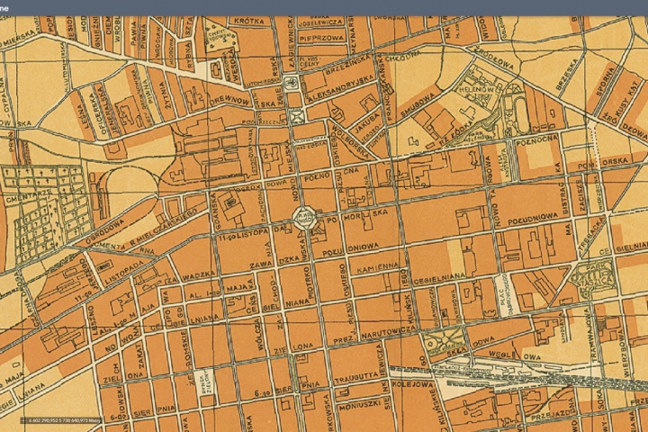 Mapy historyczne - Mapa 1929 rok.