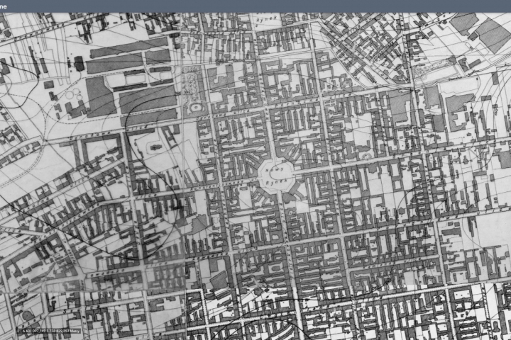 Mapy historyczne - Mapa Jasińskiego 1917 rok.