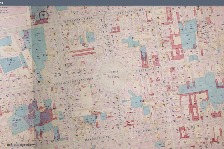 Mapy historyczne - Mapa Starzyńskiego (1894 - 1896).