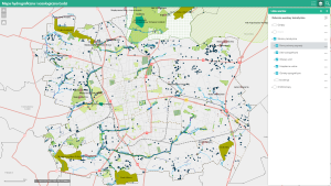 Mapa hydrograficzna i sozologiczna Łodzi