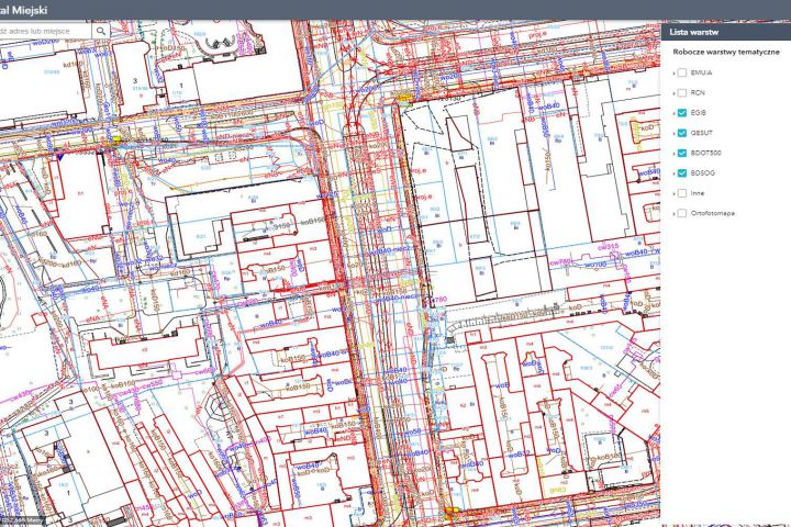 Geoportal Miejski mapa